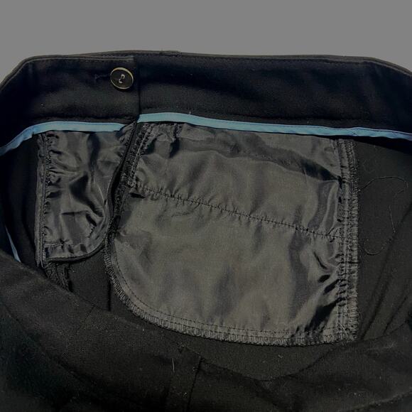 Apt 9 Slacks Black Modern Fit Size 6 Vintage Preppy Dressy Work - Picture 6 of 10